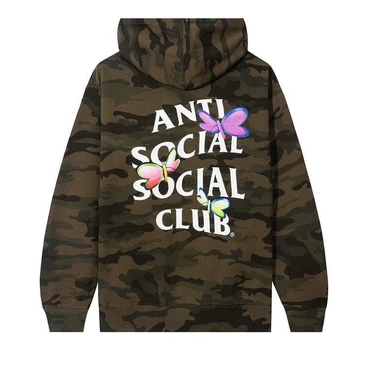 Anti Social Social Club Shell Shock Hoodie Forest Camo