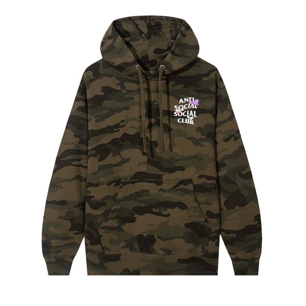 Anti Social Social Club Shell Shock Hoodie Forest Camo