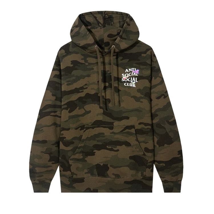 Anti Social Social Club Shell Shock Hoodie Forest Camo