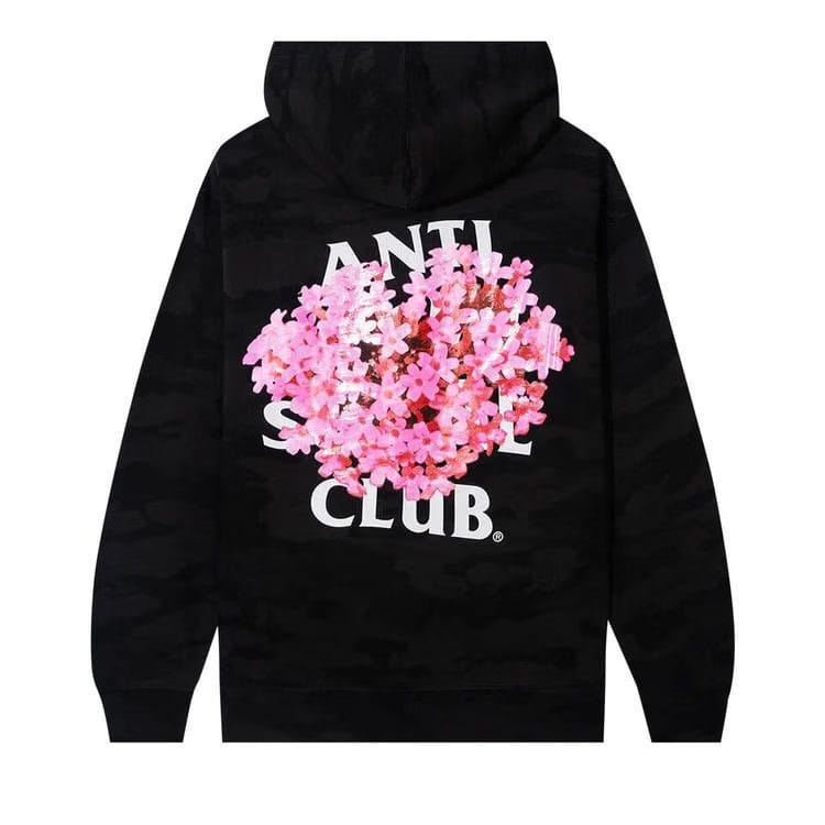 Anti Social Social Club All Rise Hoodie Black Camo