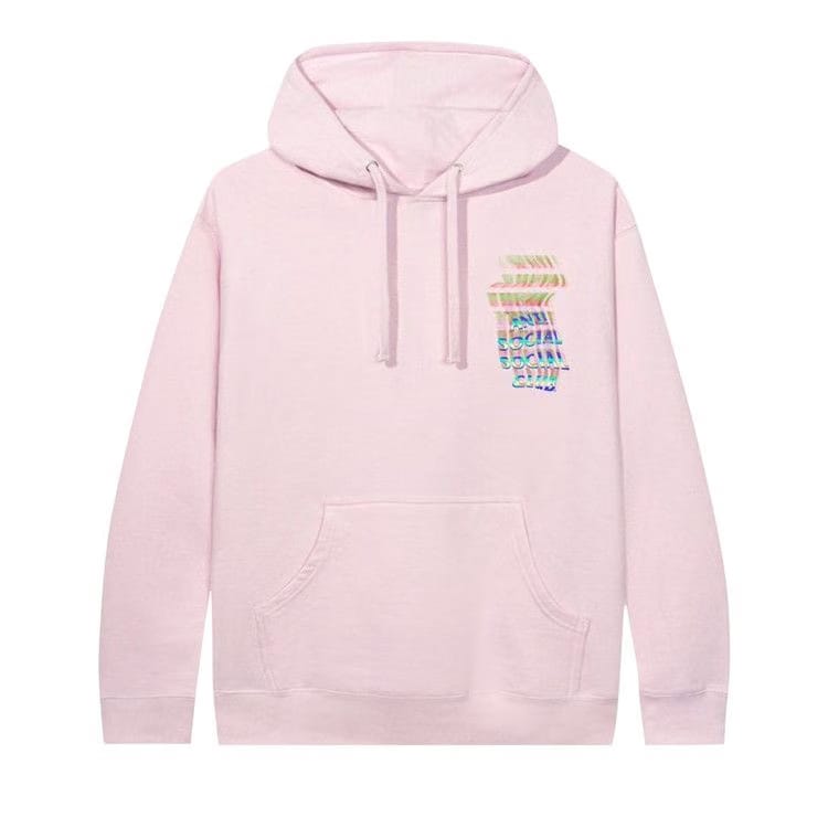 Anti Social Social Club Channel 747 Hoodie Pink