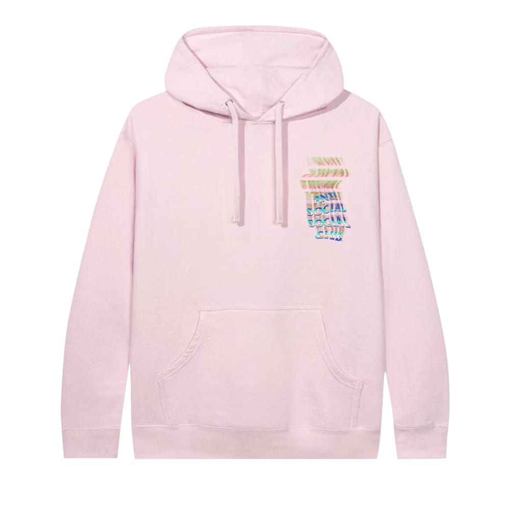 Anti Social Social Club Channel 747 Hoodie Pink