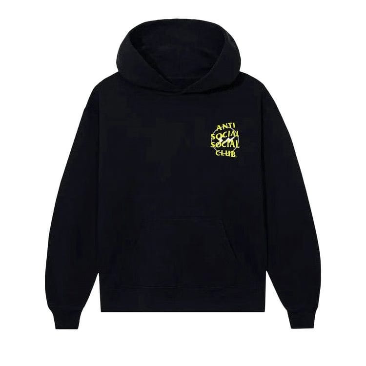 Anti Social Social Club x Fragment Half Tone Hoodie Black/Yellow