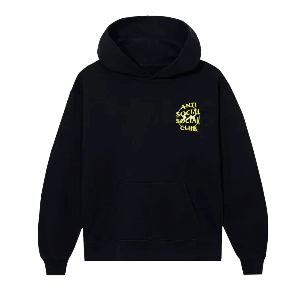 Anti Social Social Club x Fragment Half Tone Hoodie Black/Yellow