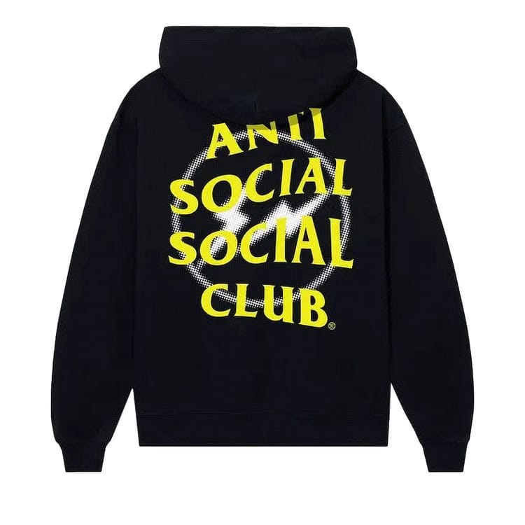 Anti Social Social Club x Fragment Half Tone Hoodie Black/Yellow
