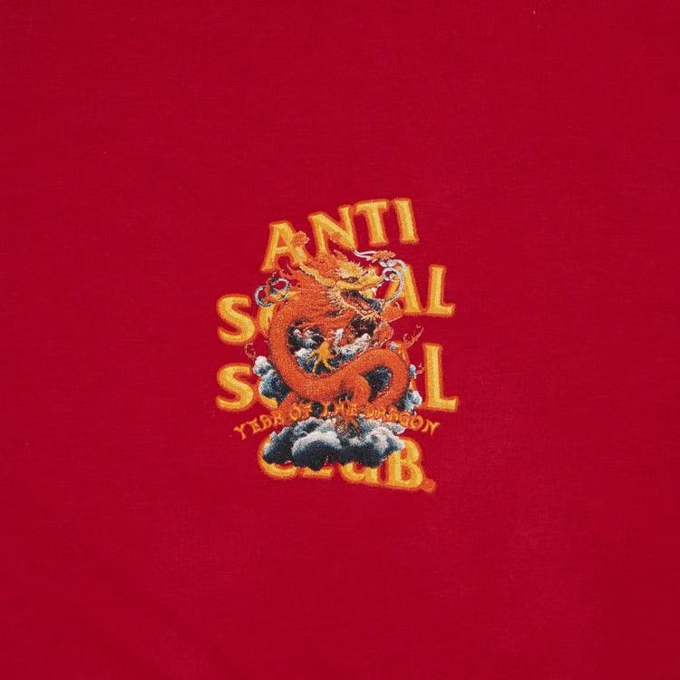 Anti Social Social Club No Sympathy Hoodie Red