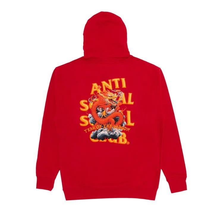 Anti Social Social Club No Sympathy Hoodie Red