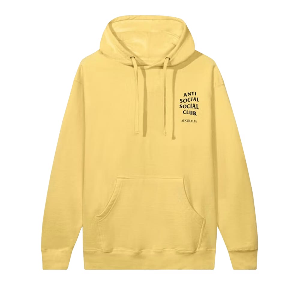 Anti Social Social Club Australia Hoodie Yellow