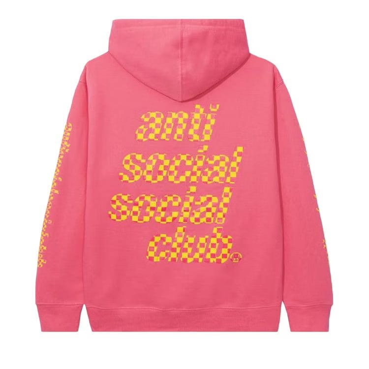 Anti Social Social Club Food Court Hoodie Pink