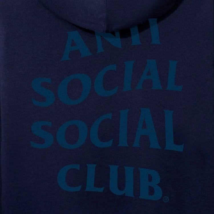 Anti Social Social Club Analogous Hoodie Navy