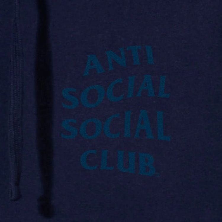 Anti Social Social Club Analogous Hoodie Navy