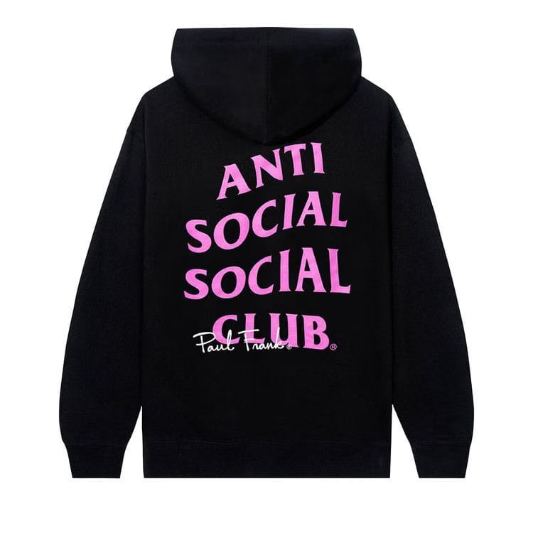 Anti Social Social Club x Paul Frank Circles Hoodie Black