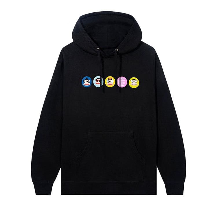 Anti Social Social Club x Paul Frank Circles Hoodie Black