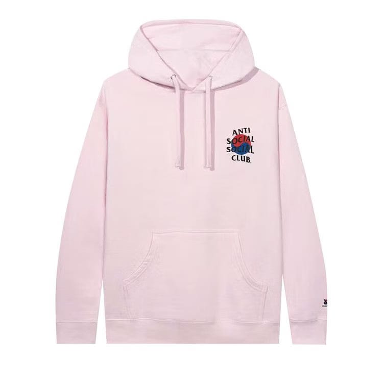 Anti Social Social Club x Case Study Flag Hoodie Pink
