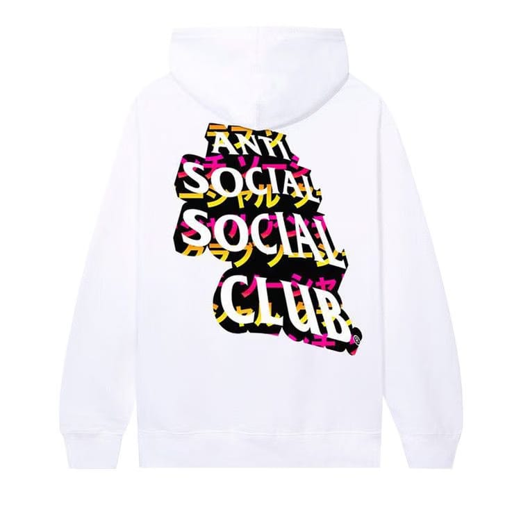 Anti Social Social Club Twisted Quickness Hoodie White