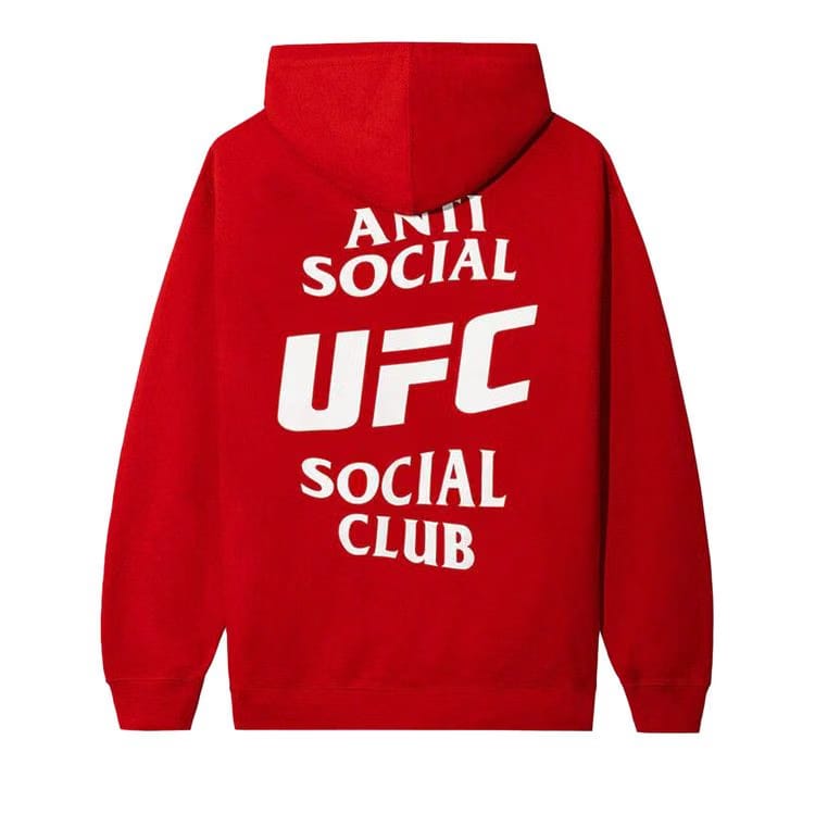 Anti Social Social Club x UFC Self-Titled Hoodie Red