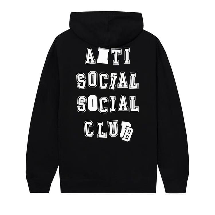 Anti Social Social Club x 2 Tone Anti College Hoodie Black