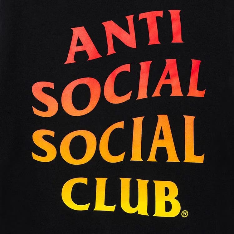 Anti Social Social Club Hot At First Hoodie Black