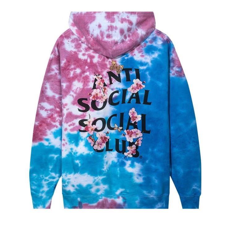 Anti Social Social Club Kkoch Hi-5 Candy Tie Dye Hoodie Blue