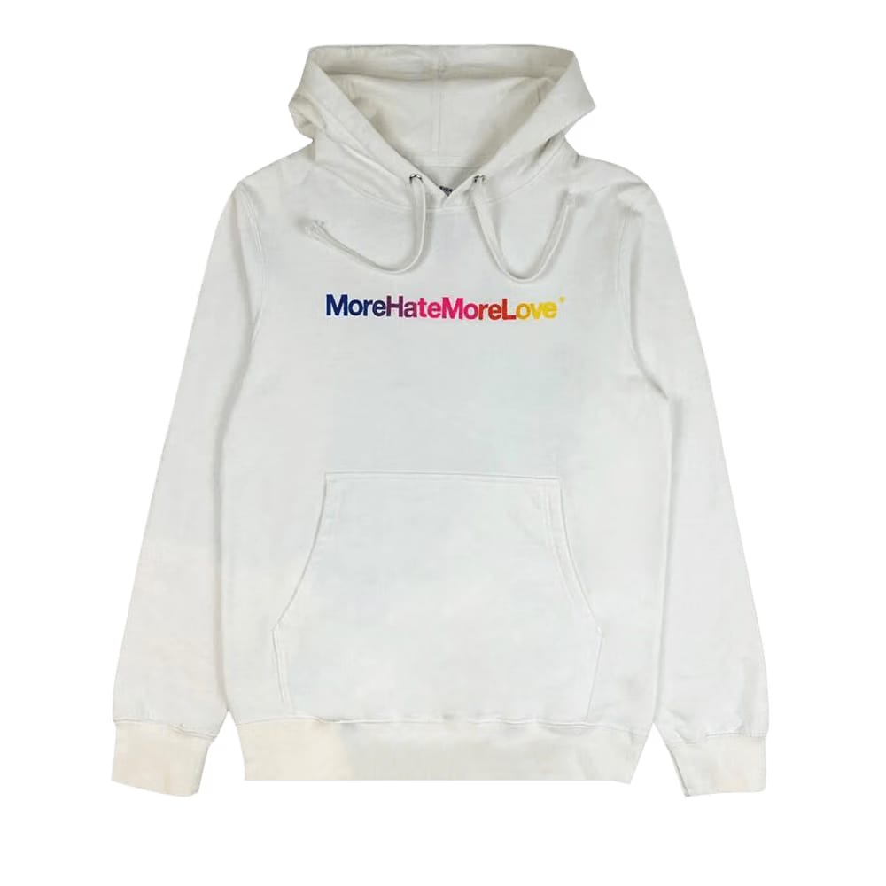 Anti Social Social Club More Hate More Love Hoodie White