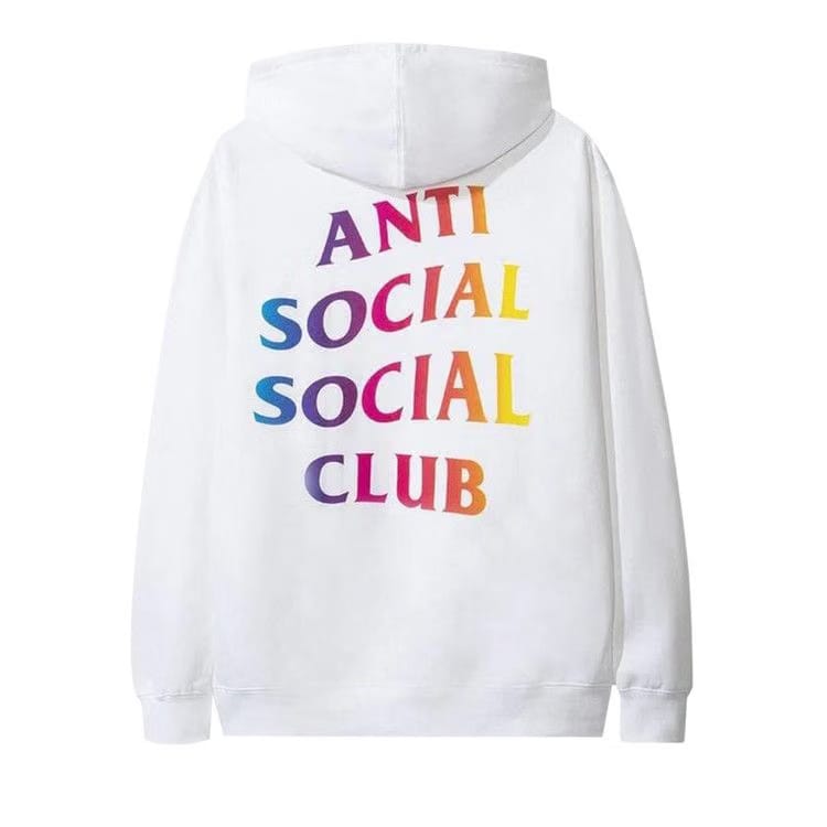 Anti Social Social Club More Hate More Love Hoodie White