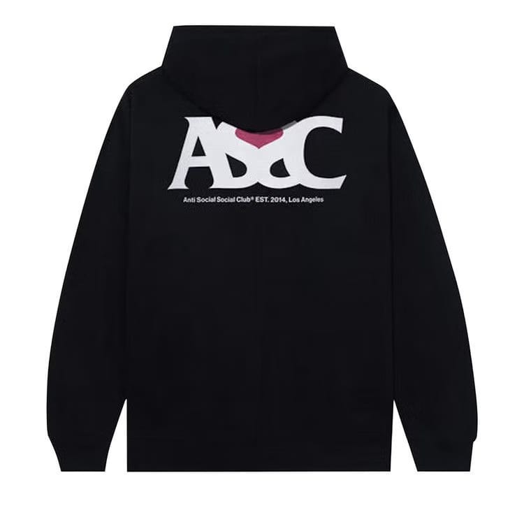 Anti Social Social Club Negative Space Hoodie Black