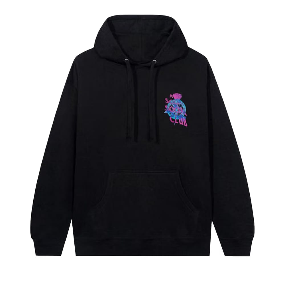 Anti Social Social Club Out Of Time Hoodie Black