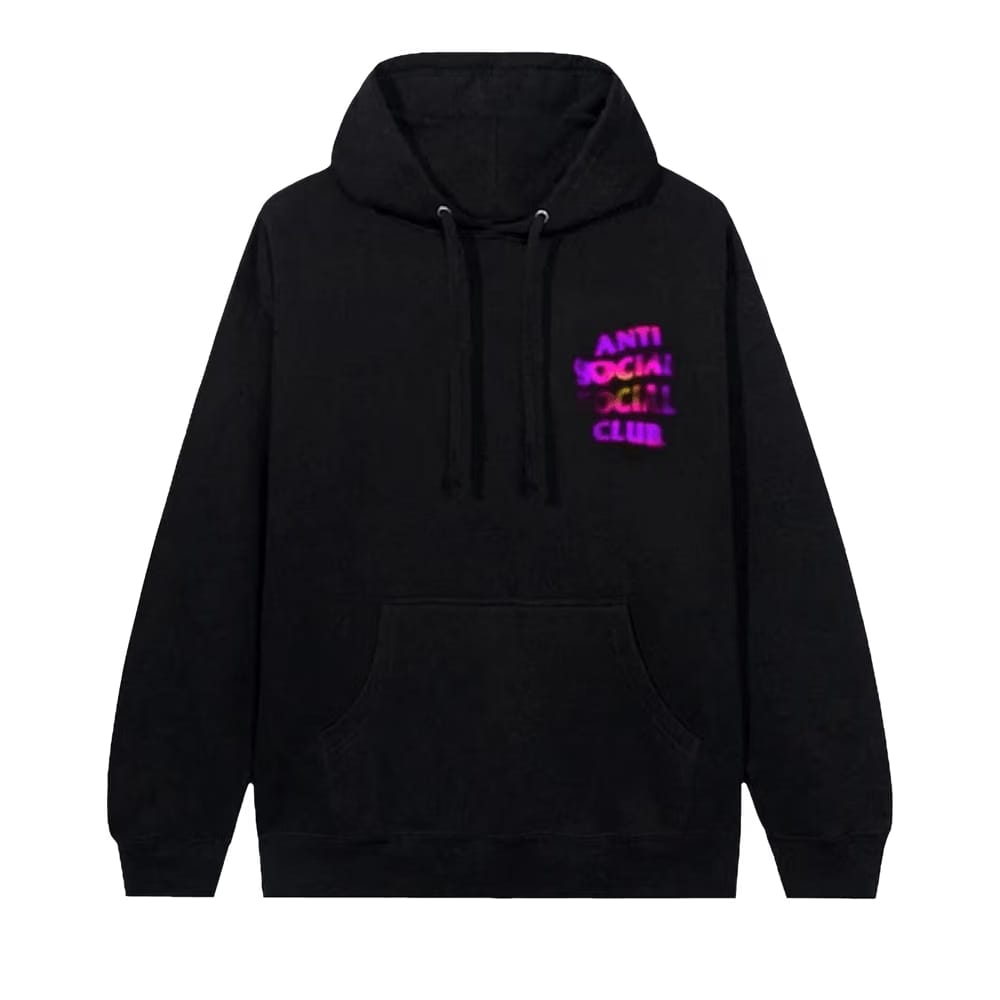 Anti Social Social Club Lava Hoodie Black