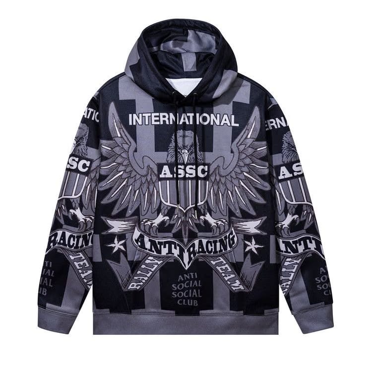 Anti Social Social Club Overanxious Hoodie Black/Grey
