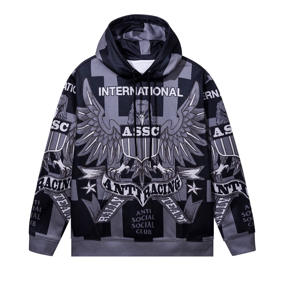 Anti Social Social Club Overanxious Hoodie Black/Grey
