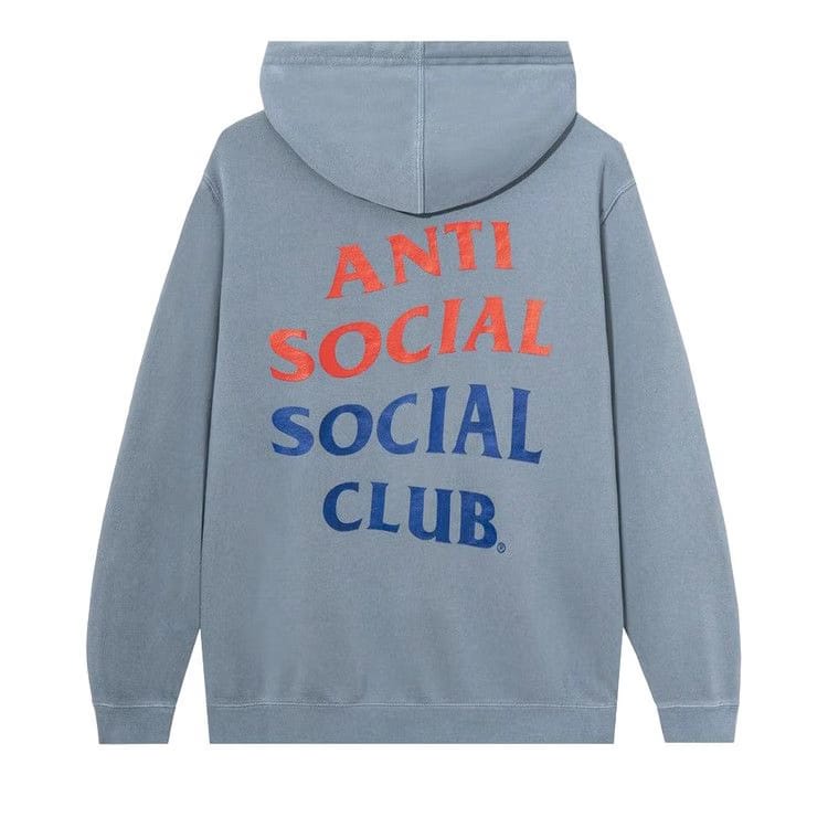 Anti Social Social Club x Case Study Flag Hoodie Blue