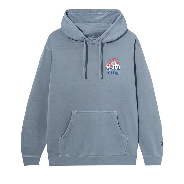 Anti Social Social Club x Case Study Flag Hoodie Blue
