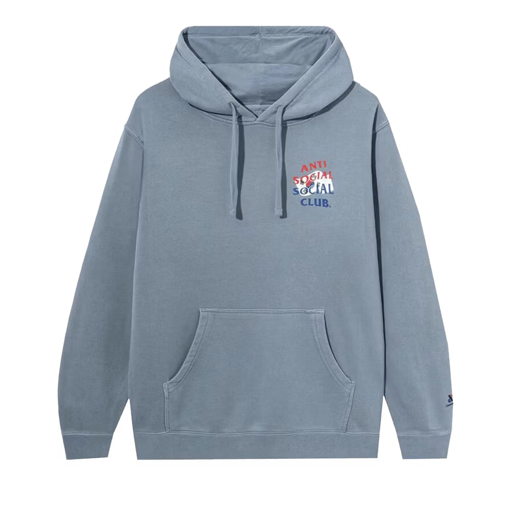 Anti Social Social Club x Case Study Flag Hoodie Blue