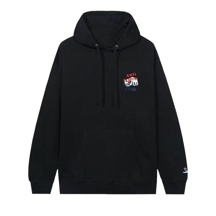 Anti Social Social Club x Case Study Flag Hoodie Black