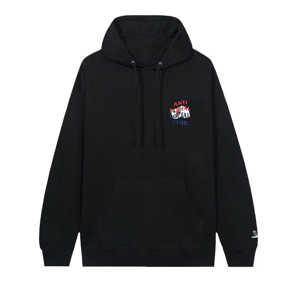 Anti Social Social Club x Case Study Flag Hoodie Black
