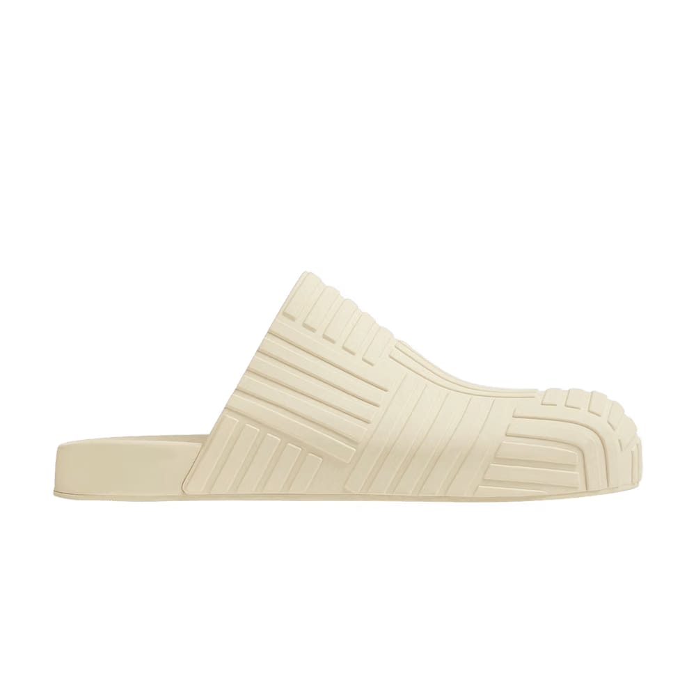 Bottega Veneta Rubber Clog Slide Sea Salt