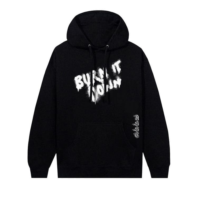 Anti Social Social Club x 2 Tone Burn It Down Hoodie Black