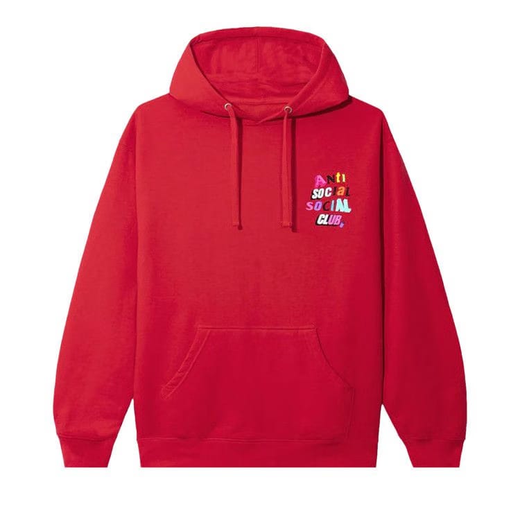 Anti Social Social Club The Real Me Hoodie Red