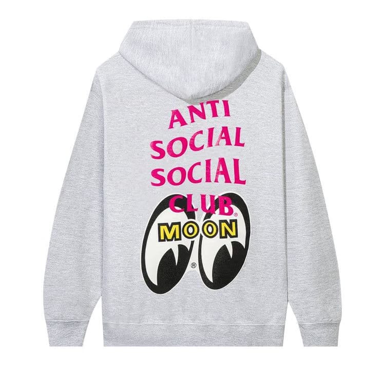 Anti Social Social Club x Mooneyes Stacked Hoodie Grey