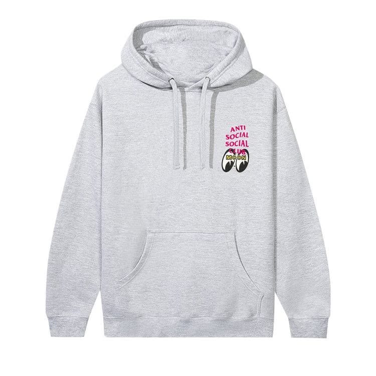 Anti Social Social Club x Mooneyes Stacked Hoodie Grey