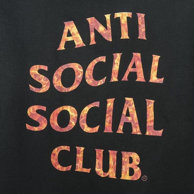 Anti Social Social Club Spiral Hoodie Black