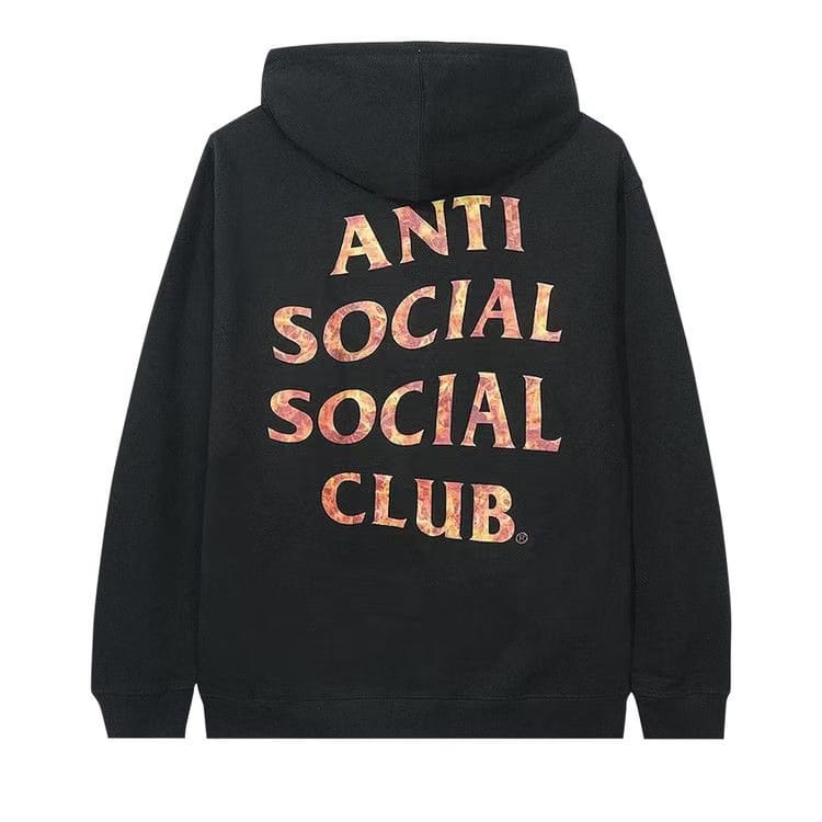 Anti Social Social Club Spiral Hoodie Black