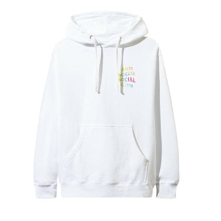 Anti Social Social Club Thai Dye Hoodie White