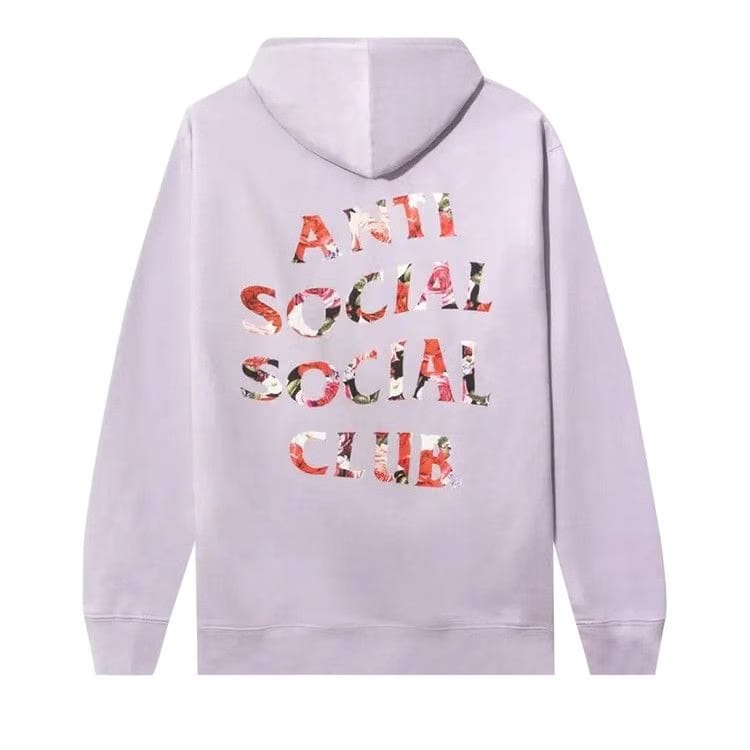 Anti Social Social Club Bed Hoodie Lavender