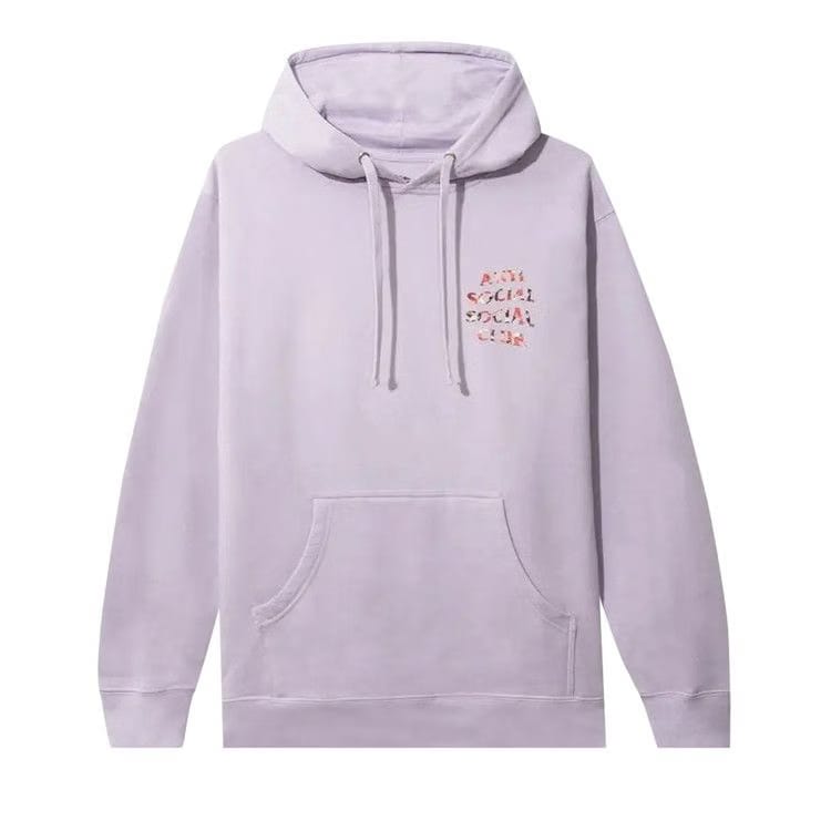 Anti Social Social Club Bed Hoodie Lavender