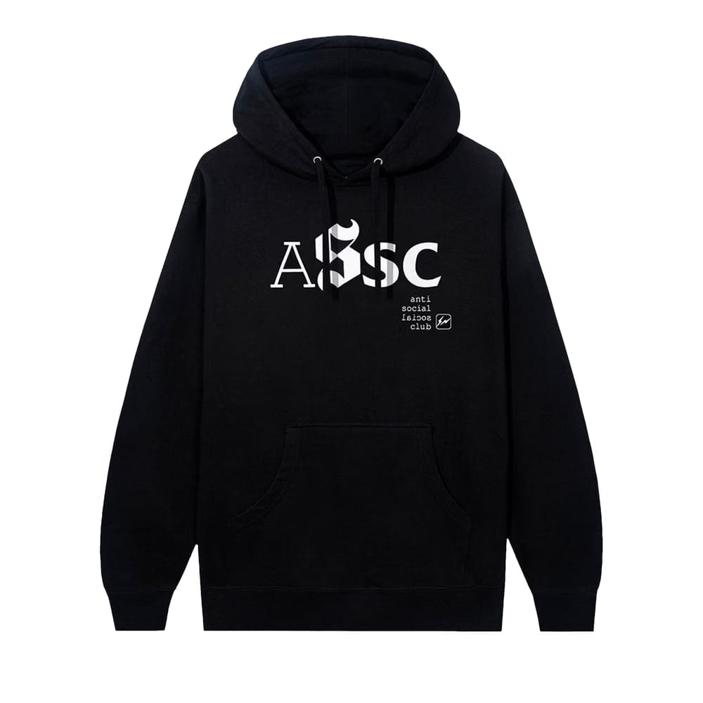 Anti Social Social Club x Fragment Type A Hoodie Black