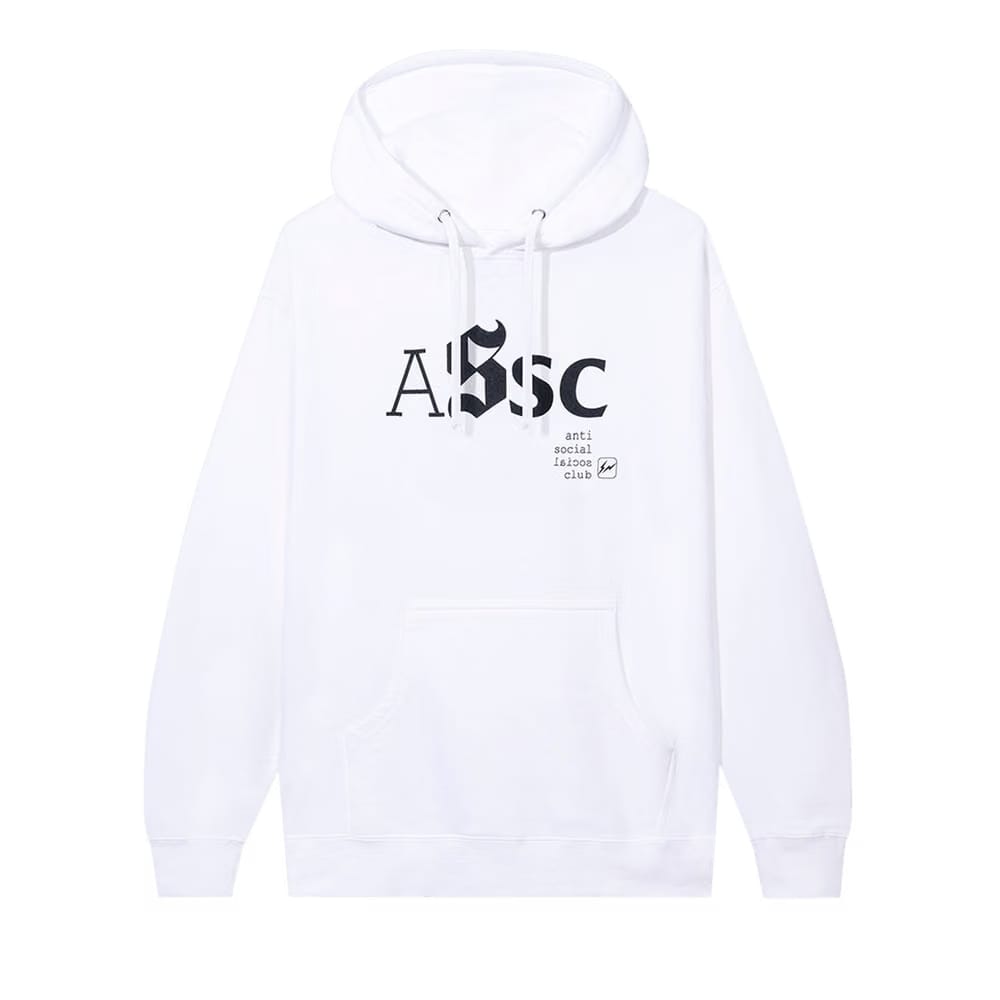Anti Social Social Club x Fragment Type A Hoodie White