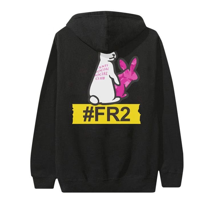 Anti Social Social Club x FR2 Serrated Hoodie Black