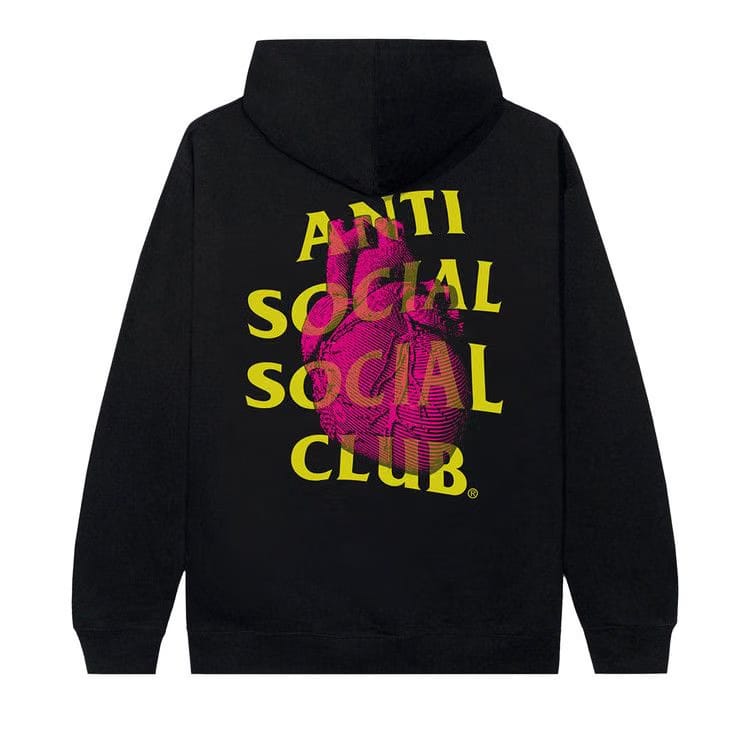 Anti Social Social Club Pulse Check Hoodie Black