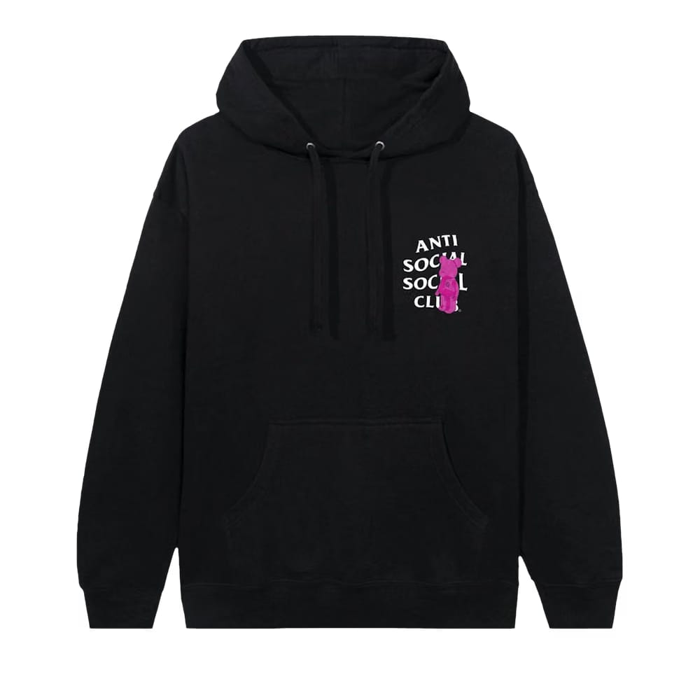 Anti Social Social Club Bearbrick Hoodie Black
